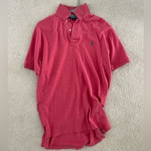 Ralph Lauren Polo shirt coral pink red small